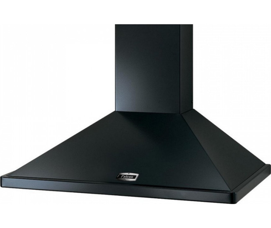 Falcon Plus 90 zwart afzuigkap - wand afzuigkap - 90 cm. breed