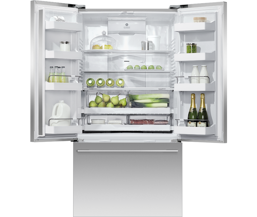 Fisher & paykel RF540ADUSX5 side-by-side koelkast - rvs