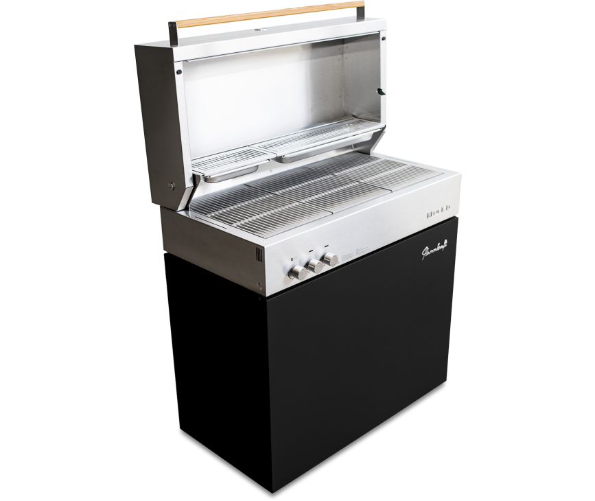 Flammkraft DE BLOCK D IVOORZWART (GEN.5) barbecue