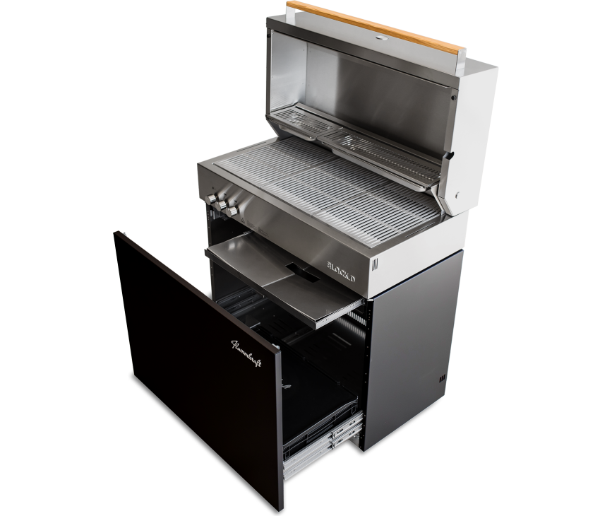 Flammkraft DE BLOCK D IVOORZWART (GEN.5) barbecue