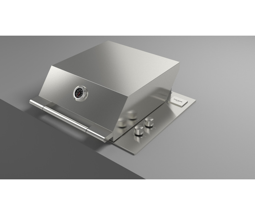 Fulgor Milano FOBQ 601 TY G X inbouw teppanyaki bbq - rvs