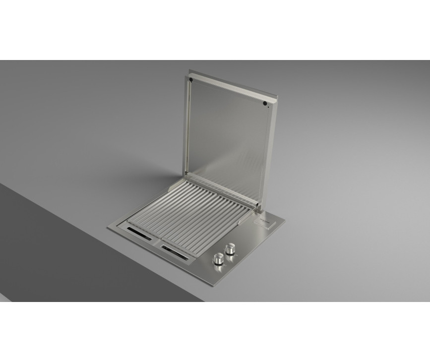 Fulgor milano FOBQ 602 G X inbouw gas barbecue - 60 cm - rvs