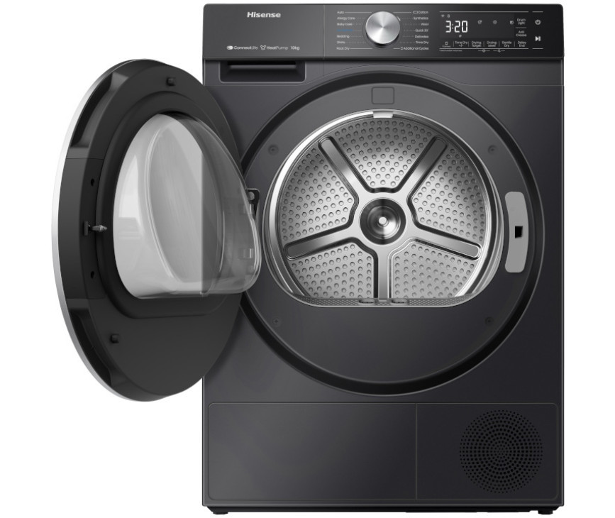 Hisense DH5S102BB warmtepomp droger - zwart