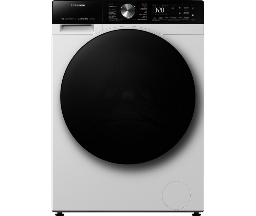 Hisense WF5S1043BW wasmachine met HomeConnect en energieklasse A