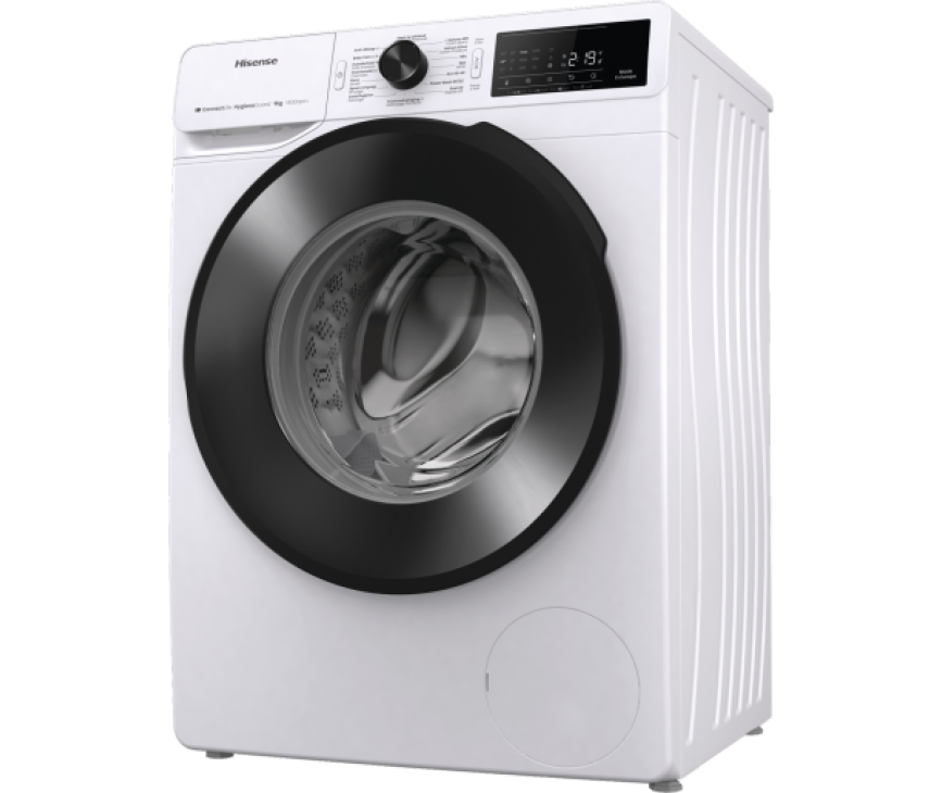 Hisense WF3V943BW/BLX wasmachine met wifi en energieklasse A label