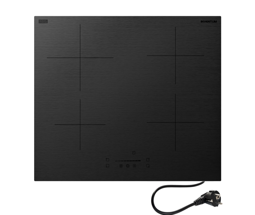 Inventum IKI6008MAT inbouw inductie kookplaat - 1-fase mat-zwart