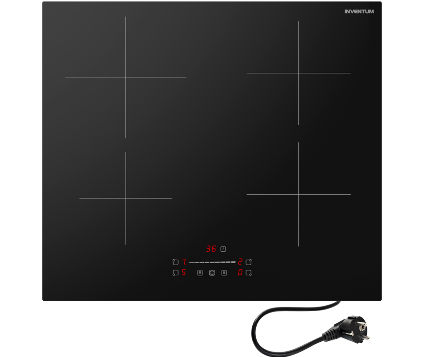 Inventum IKI6028 inbouw inductie kookplaat met powermanagement