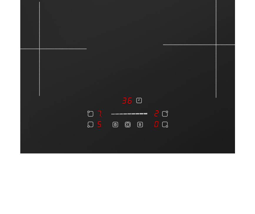 Inventum IKI7008 inbouw inductie kookplaat - 1-fase - 70 cm