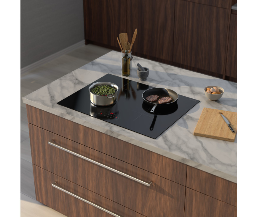 Inventum IKI7028 inbouw inductie kookplaat - 70 cm. breed
