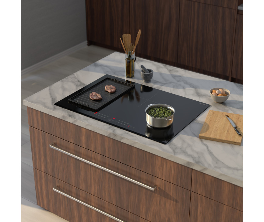 Inventum IKI7735 inbouw inductie kookplaat - 77 cm. breed
