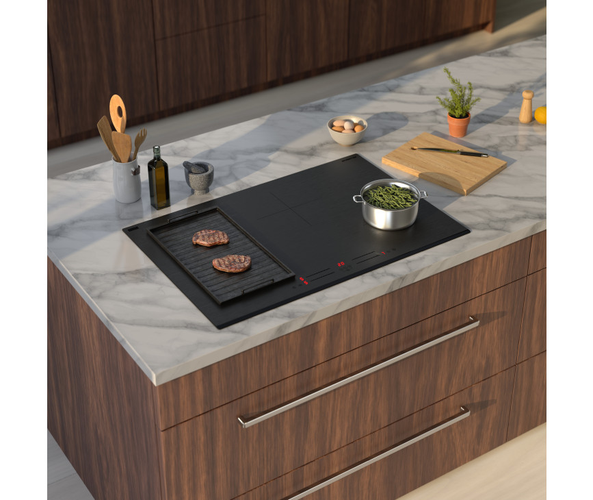 Inventum IKI7735MAT inbouw inductie kookplaat - 77 cm.