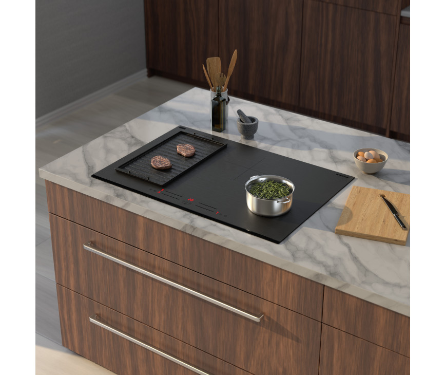 Inventum IKI7735MAT inbouw inductie kookplaat - 77 cm.