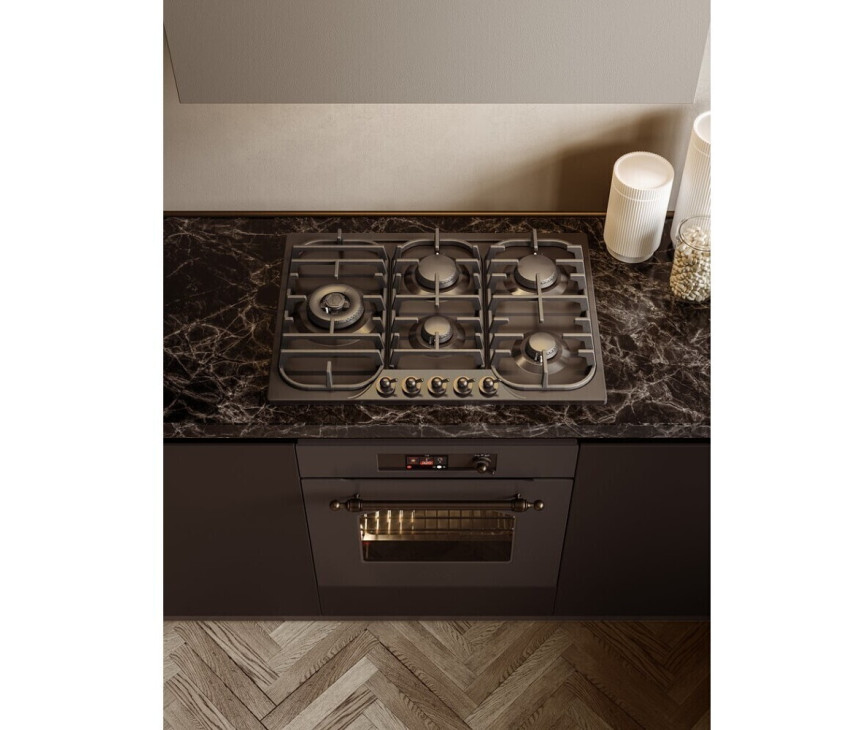 Ilve HCB70SDN/SSC inbouw kookplaat