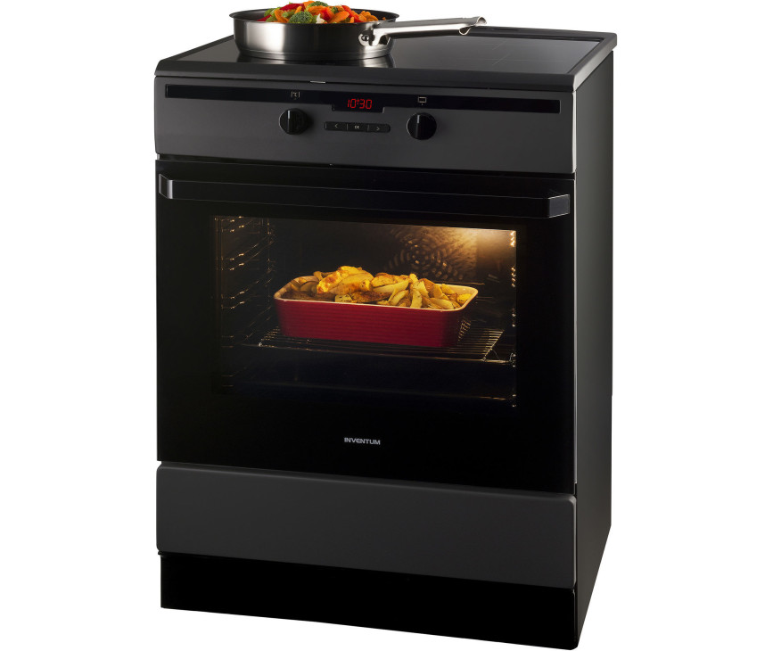 Inventum VFI6042ZWA inductie fornuis - mat-zwart