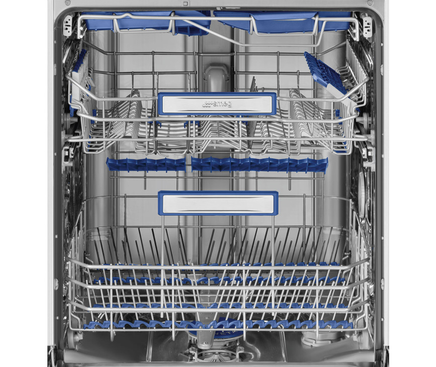Smeg LVSP345BQX vrijstaande vaatwasser met besteklade