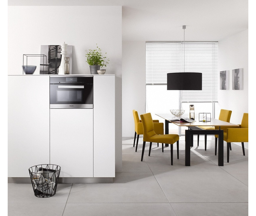 Miele DGM 6805 RVS inbouw roestvrijstaal stoomoven met magnetron