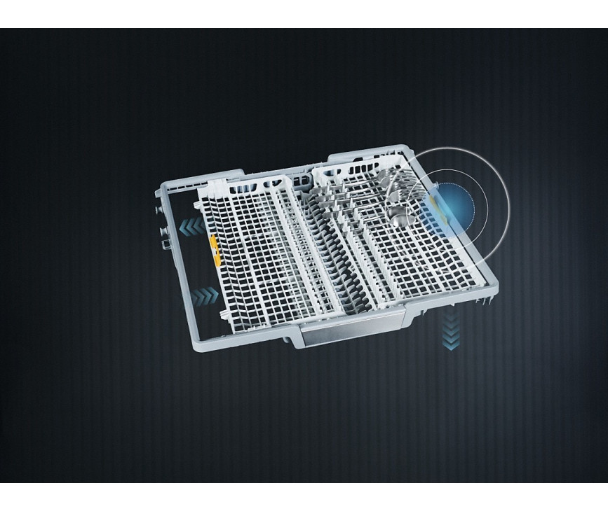 De Miele G 7155 SCVI XXL is voorzien van een 3D besteklade bovenin de kuip