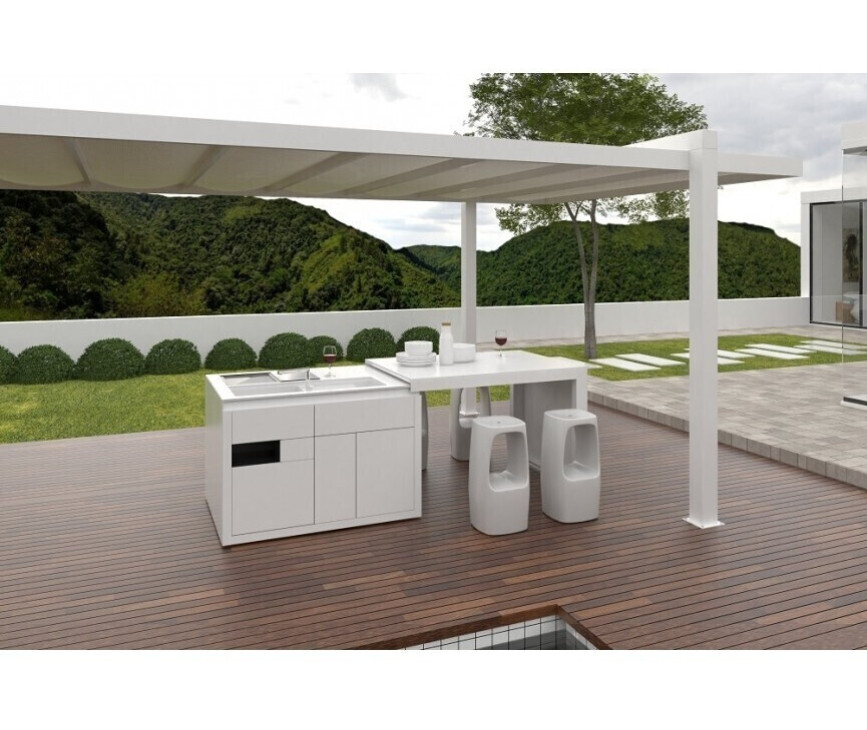 Nota WHITE mono block buitenkeuken
