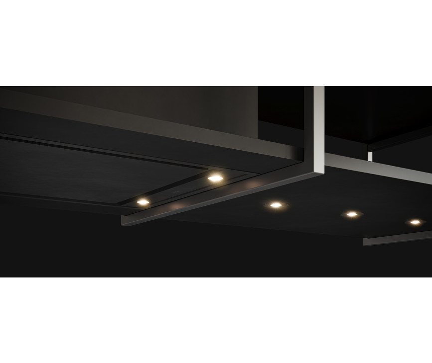 Novy 15010 afzuigkap eiland - Pureline Frame 120 cm Zwart