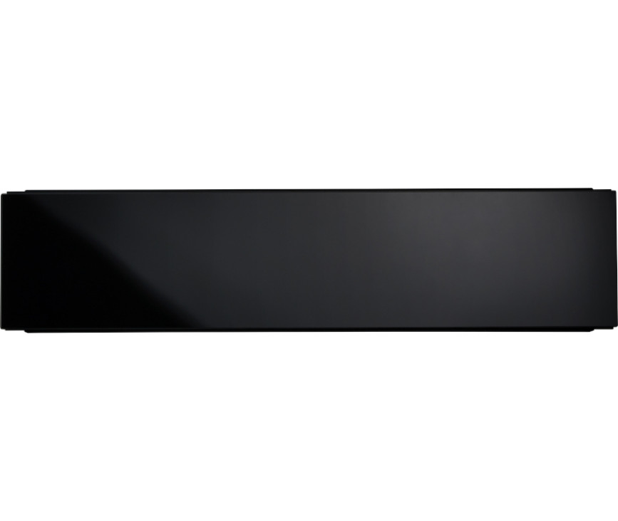 Pelgrim AL514ZWA inbouw zwart glas warmhoudlade