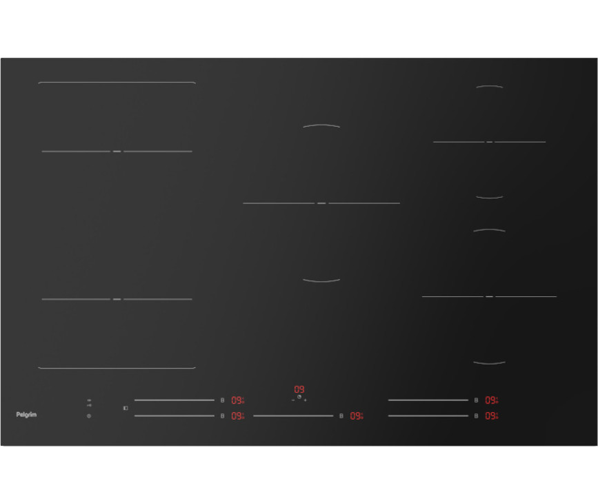 Pelgrim IK3084 inductie kookplaat met 5 zones - 80 cm.