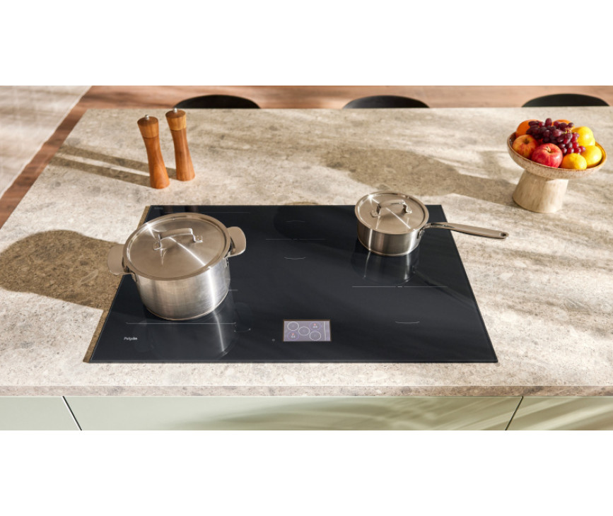 Pelgrim IK9084R inductie kookplaat met TFT scherm - 80 cm breed
