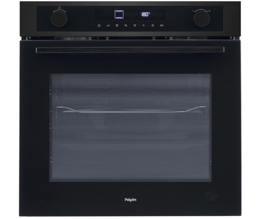 Pelgrim O360MAT inbouw matzwart oven