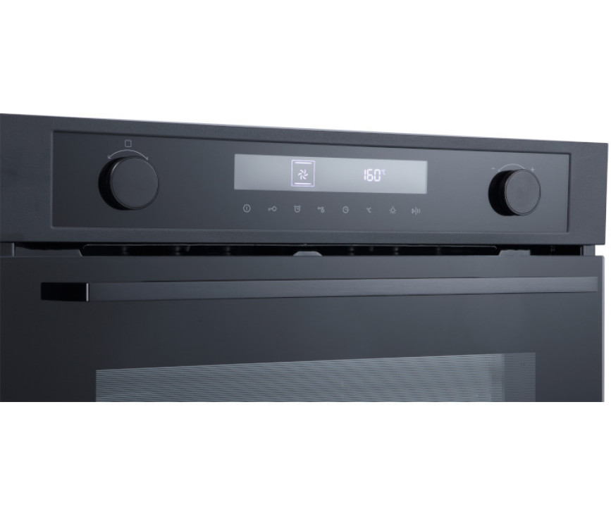 Pelgrim O360MAT inbouw matzwart oven