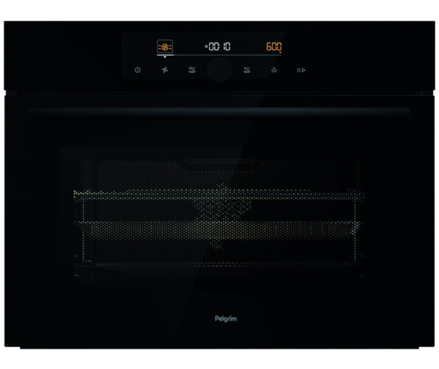 Pelgrim OM540MAT inbouw oven met magnetron - mat zwart