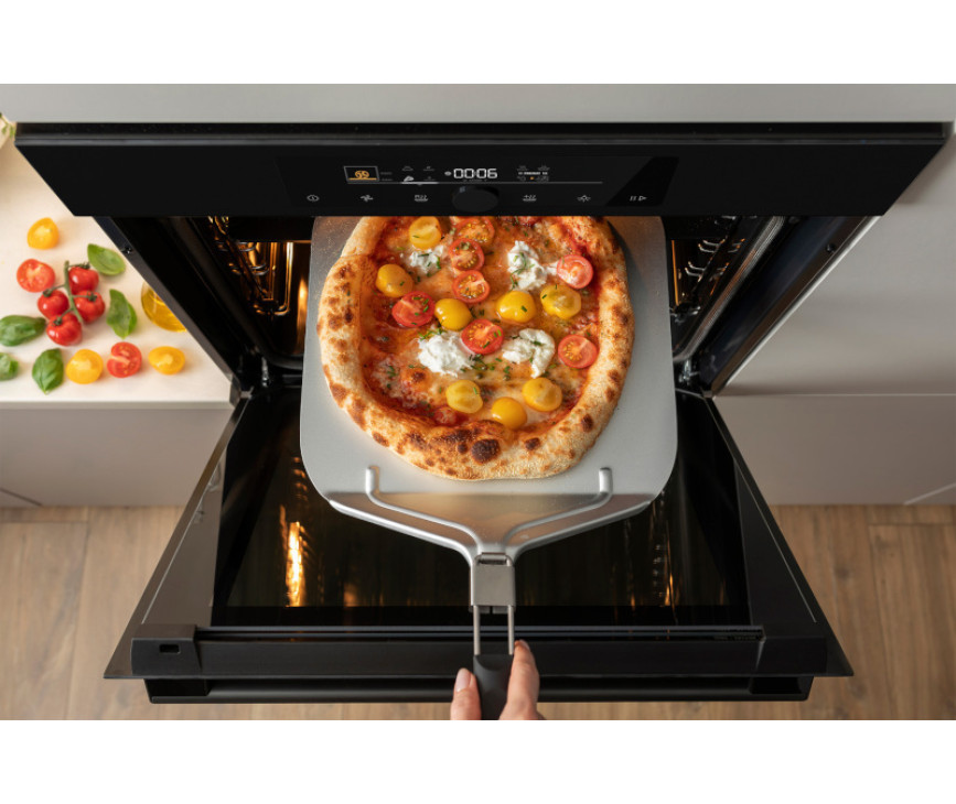 Pelgrim OPP560MAT inbouw oven met pizza functie - matzwart