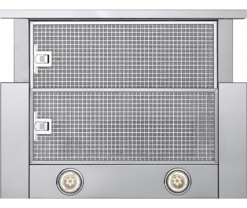 De Pelgrim SLK985RVS afzuigkap vlakscherm heeft LED verlichting voor een helder licht op uw kookplaat