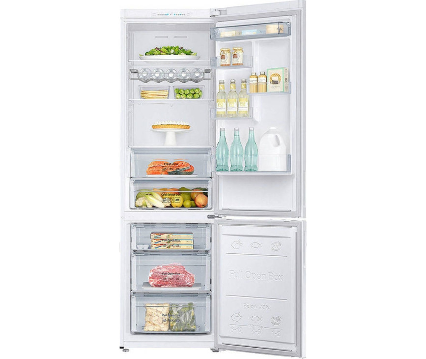 De Samsung RB37J501MWW koelkast beschikt over een inhoud van 353 liter