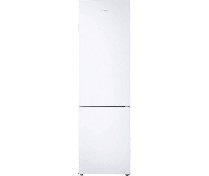 De Samsung RB37J501MWW koelkast heeft een strakke witte buitenkant