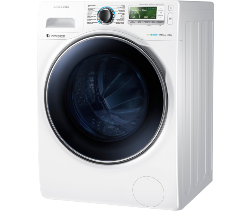 De Samsung WW12H8400EW kan tot 1600 toeren per minuut