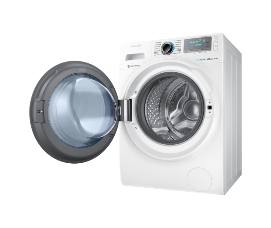 De Samsung WW80H7600EW kan 8kg wassen