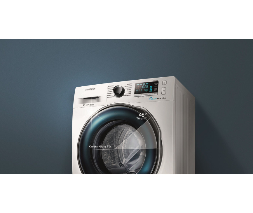 De Samsung WW80J6600CW wasmachine behaalttot wel 1600 toeren per minuut