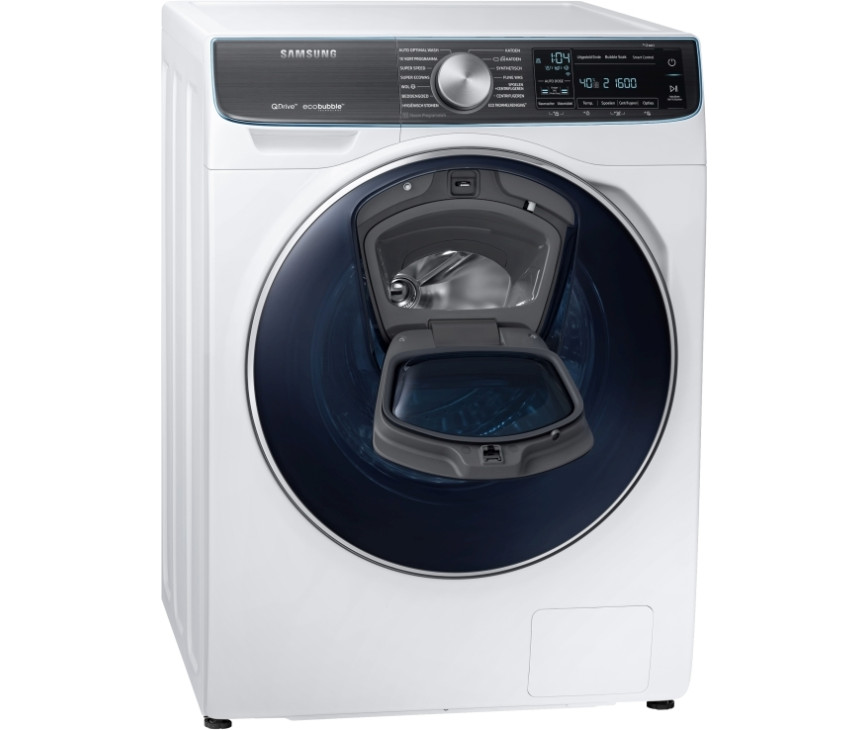 Met AddWash in de Samsung WW80M76NN2M wasmachine kunt u later nog bijvullen