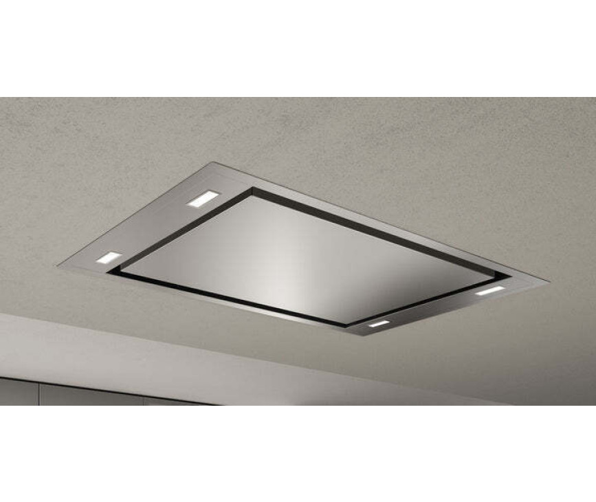 Senza Nome Vento 120 S inbouw plafond afzuigkap - rvs