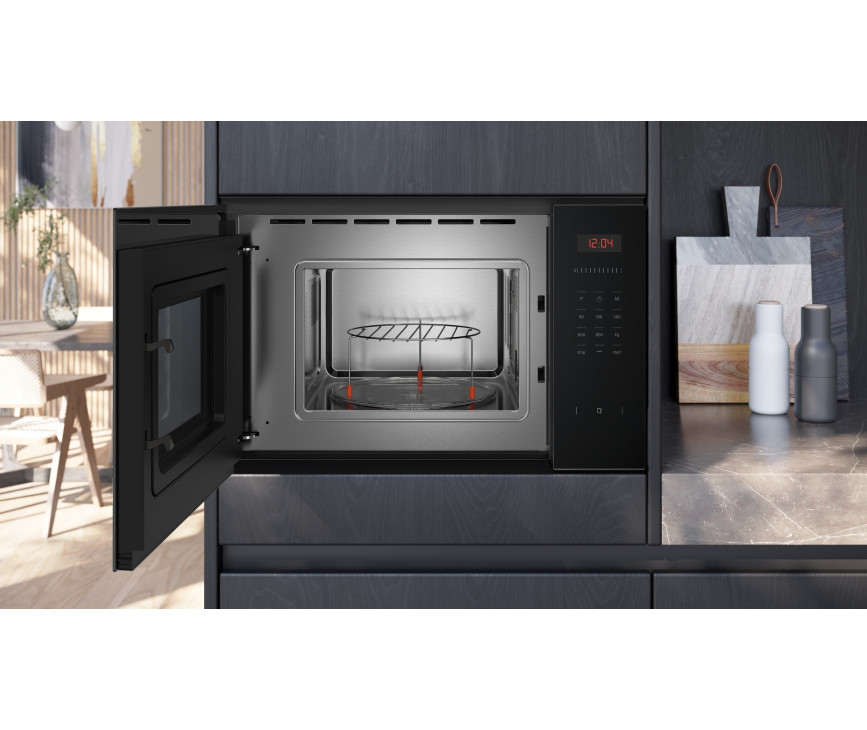 Siemens BE523LMB1 inbouw magnetron met grill - zwart