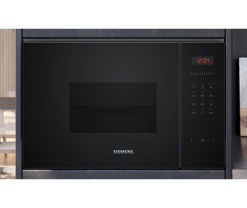 Siemens BE523LMB1 inbouw magnetron met grill - zwart