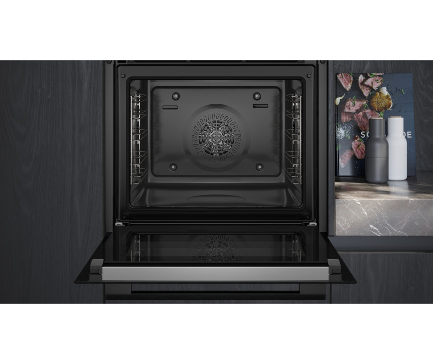 Siemens HB279GBB3 inbouw oven - blacksteel