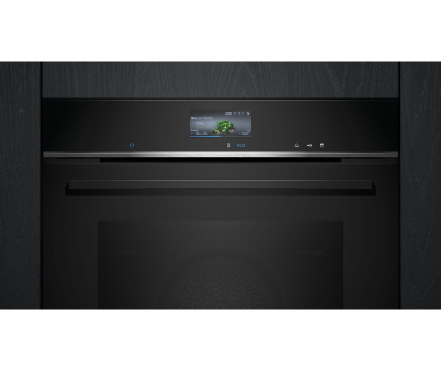 Siemens HS736GDB1 extraKlasse inbouw combi-stoomoven - zwart glas