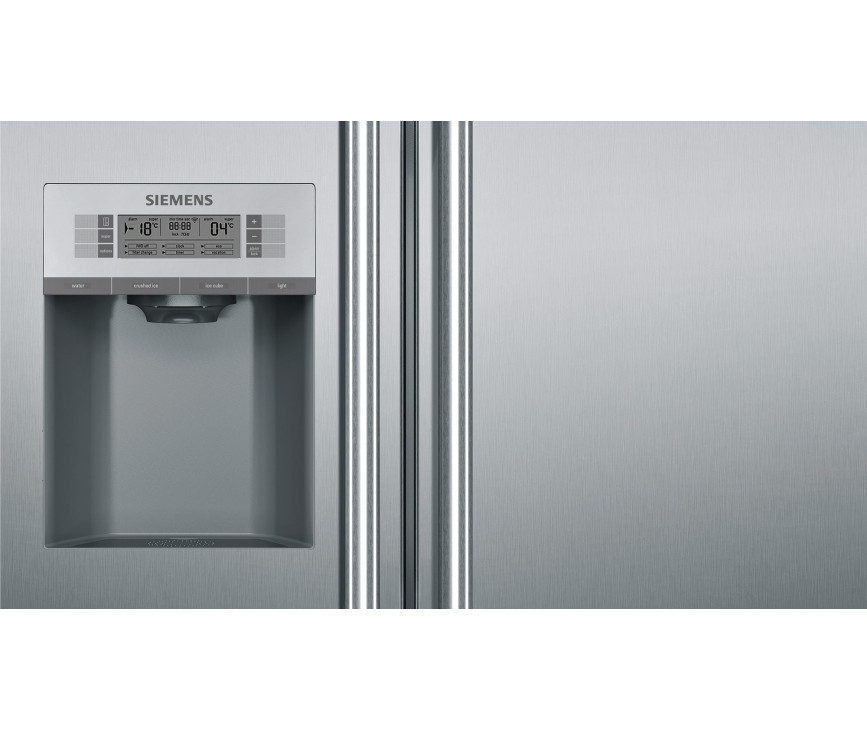 Siemens KA92DAI30 rvs side-by-side koelkast