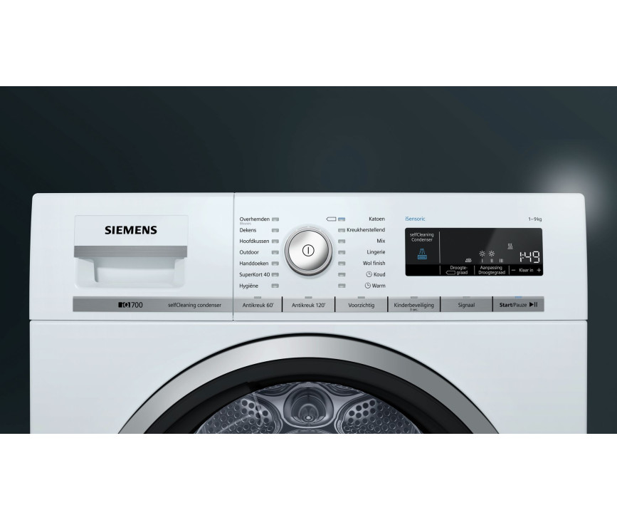 Siemens WT47W563NL warmtepomp droger