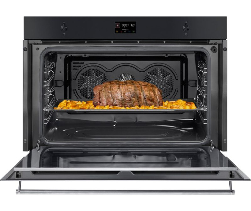 Smeg SFP9302TN inbouw oven - 90 cm. breed - mat zwart