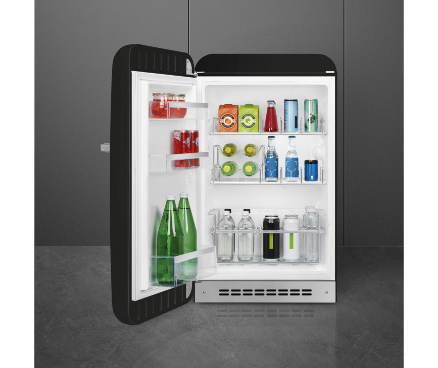 Smeg FAB10HLBL5 koelkast zwart - linksdraaiend
