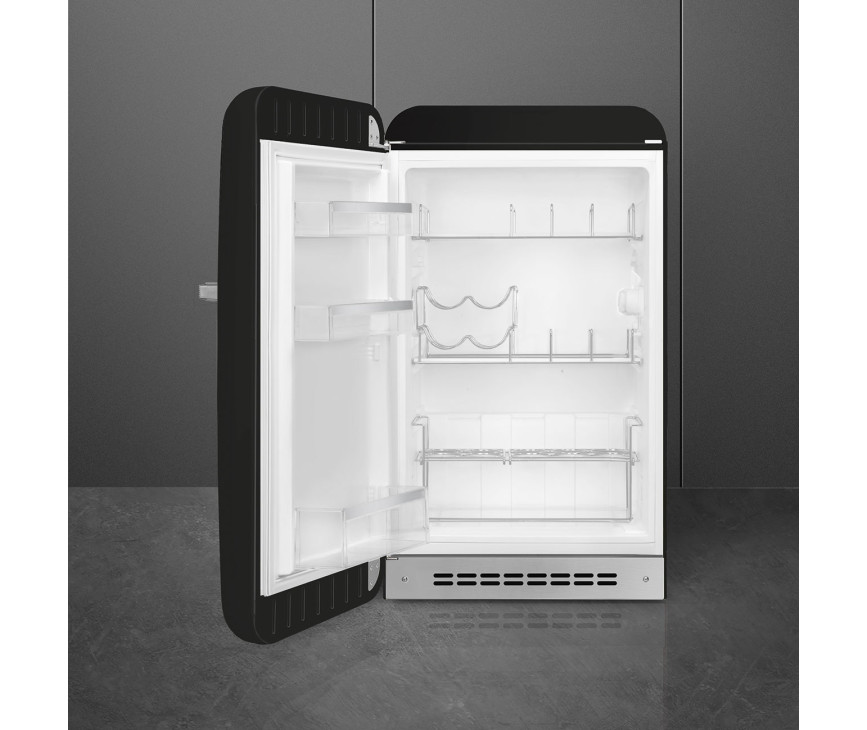 Smeg FAB10HLBL5 koelkast zwart - linksdraaiend