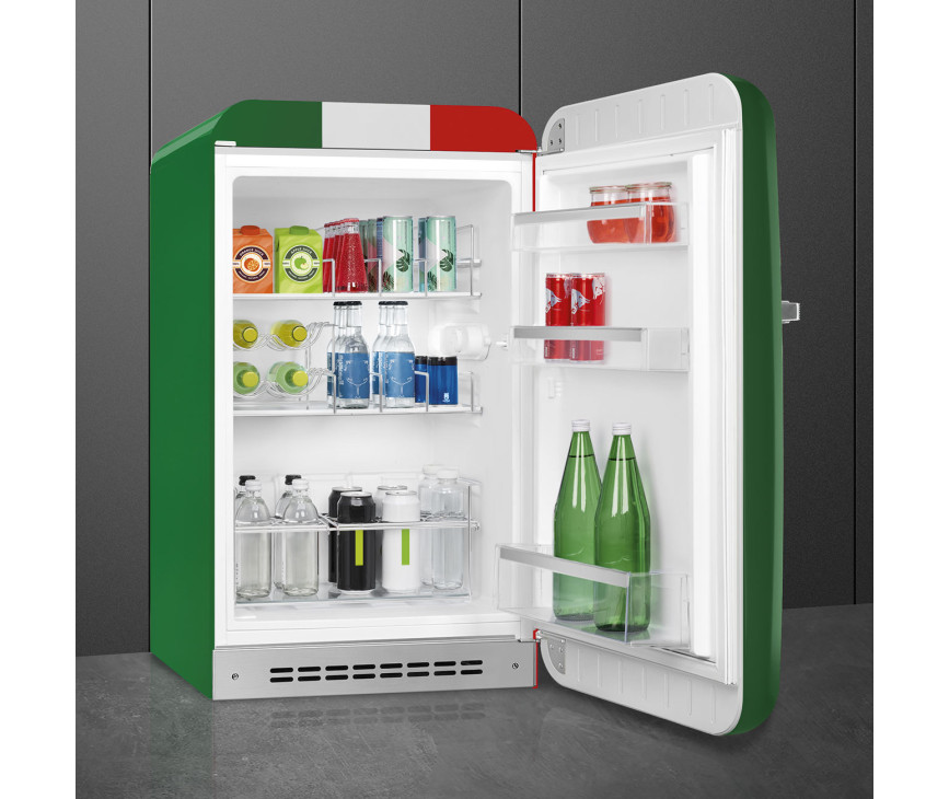 Smeg FAB10HRDIT5 koelkast tricolore - rechtsdraaiend