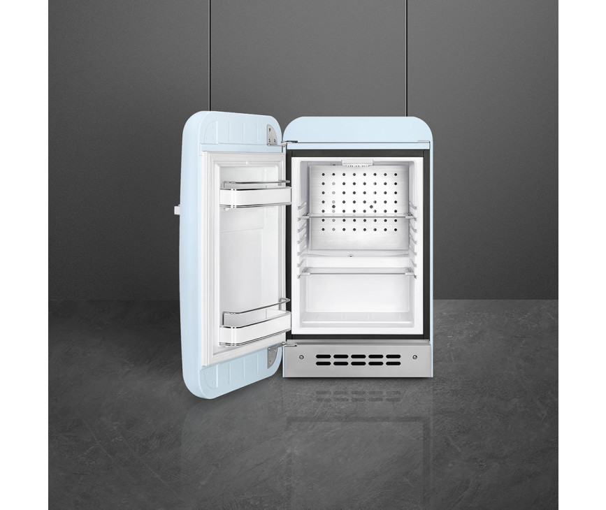Smeg FAB5LPB5 minibar koelkast - pastelblauw - linksdraaiend