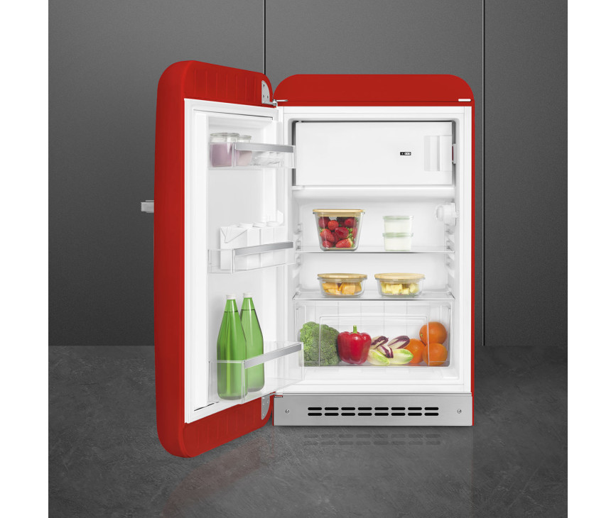 Smeg FAB10LRD5 koelkast rood - linksdraaiend
